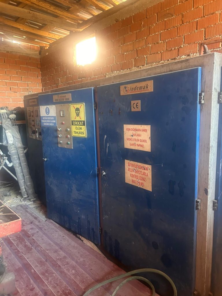 İndemak Duet Power Çift Pota 2×1 Ton İndüksiyon Ergitme Ocağı (Trafo + Soğutma Dahil)